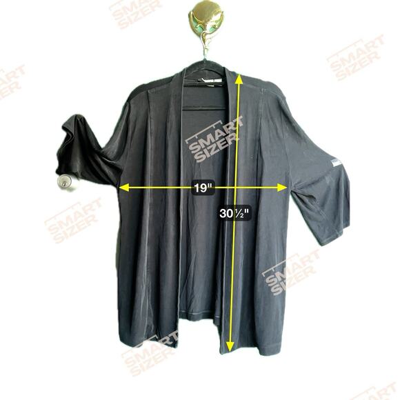 Chicos Travelers Size 3 US XL Cardigan Sweater Slinky Fabric With Pockets - Picture 8 of 8